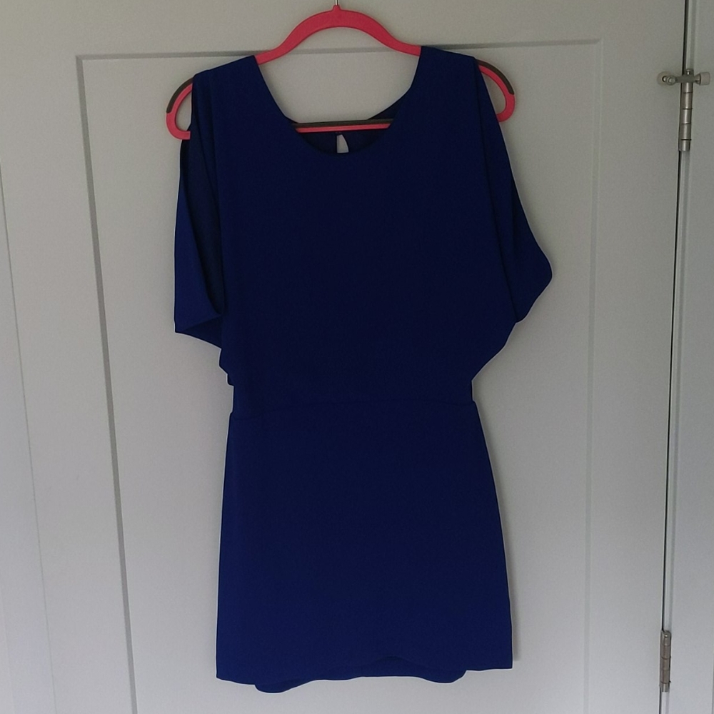Pookie & Sebastian | cobalt blue dress